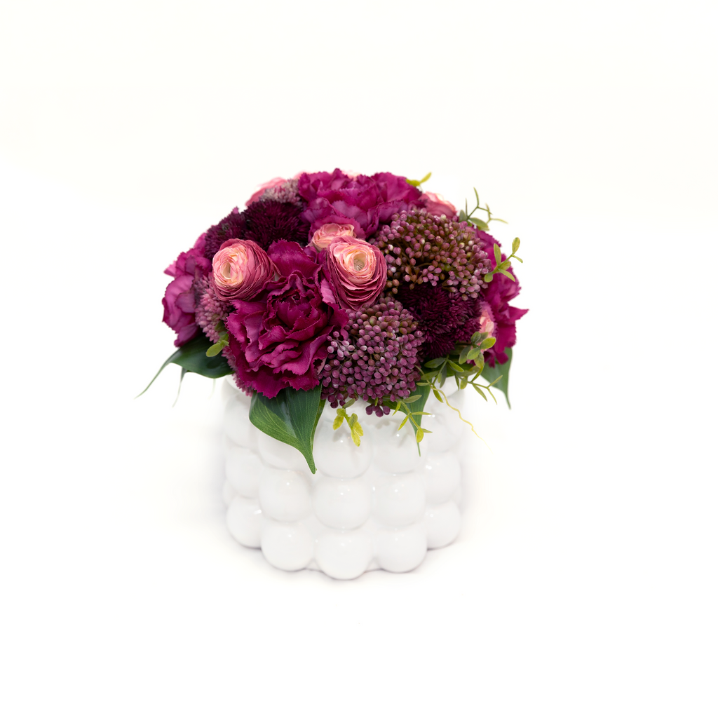 Burgundy Rose & Ranunculus Accent