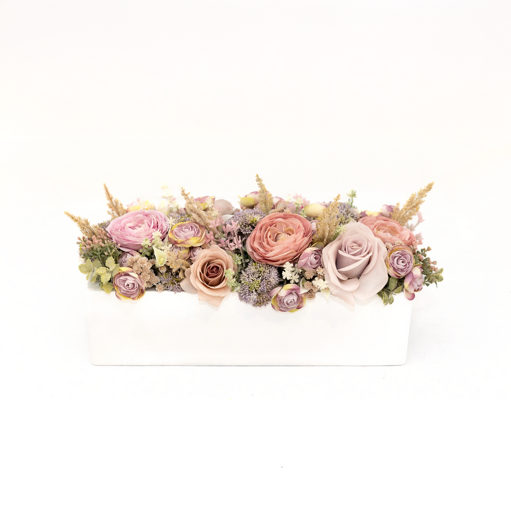 Dusty Rose Long & Low Display