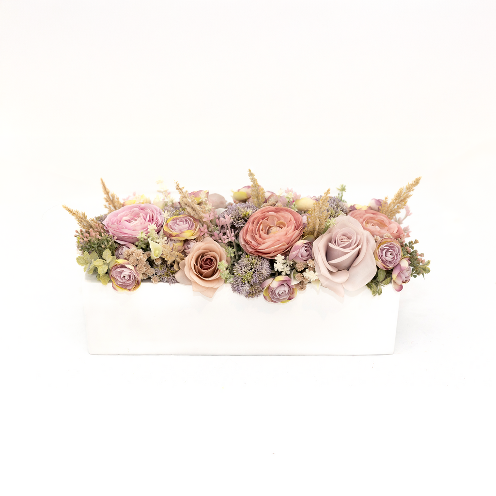 Dusty Rose Long & Low Display